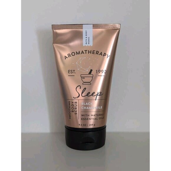 Bath & Body Works Aromatherapy Sleep Black Chamomile Smoothing Body Scrub NEW - Picture 1 of 3